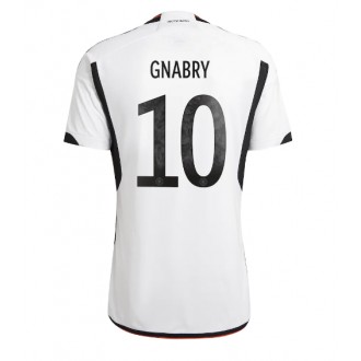Tyskland Serge Gnabry #10 Hemmatröja VM 2022 Korta ärmar